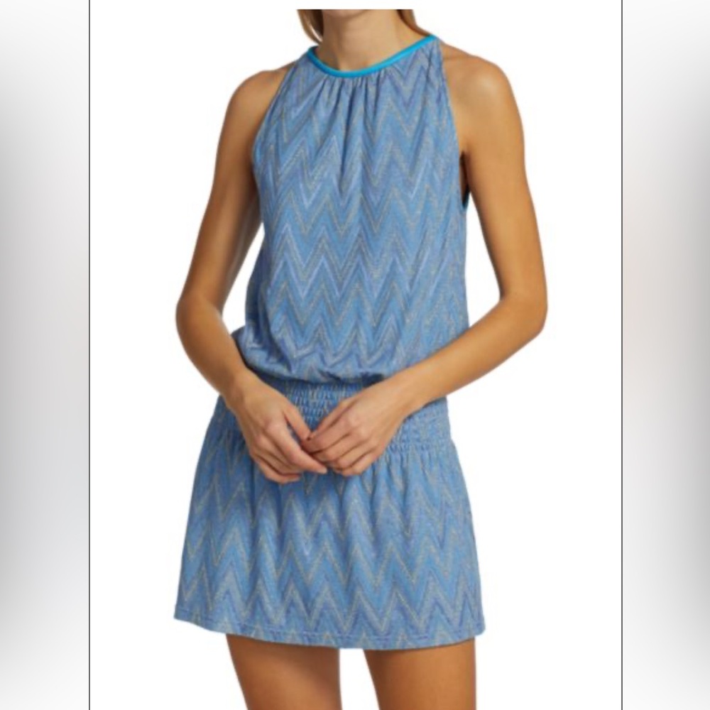 Ramy Brook Paris Drop-Waist Minidress